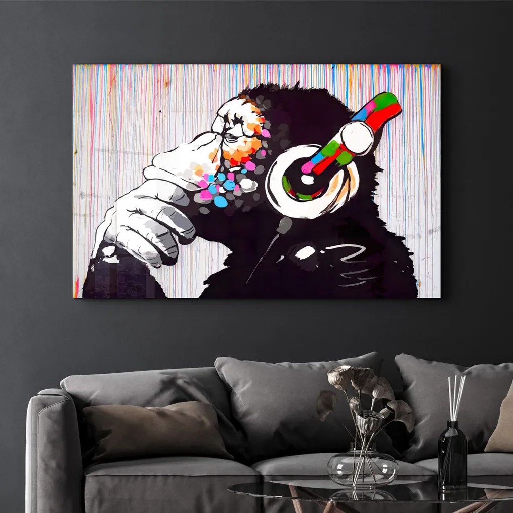 CAM-3091 edzett üvegkép, 46 x 72 cm