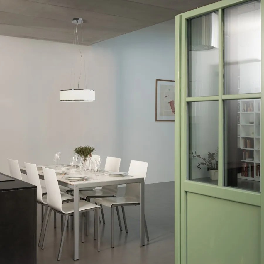 RENDL CASSABLANCA LED 40 závěsná chrom/sklo 230V LED 35W 3000K