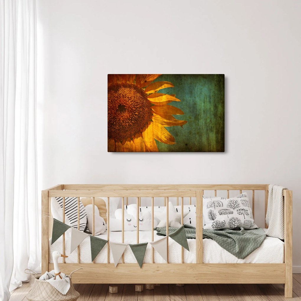 Kép - napraforgó (90x60 cm)