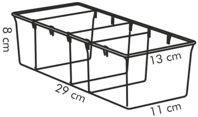 Tescoma 4FOOD fűszerzacskó tartó doboz 29x13 cm