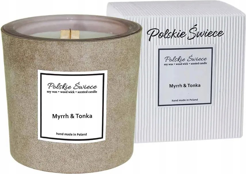 Gyertya Hevy Skin Bézs Myrrh Tonka White