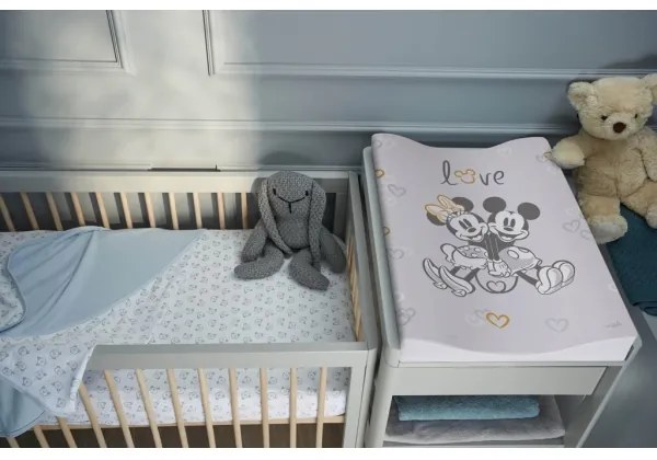 CebaBaby -Pelenkázó lap kétoldalú COSY DISNEY 50x70 cm szürke