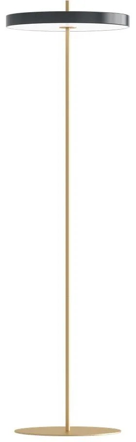 Antracitszürke LED dimmelhető állólámpa fém búrával (magasság 151 cm) Asteria Floor – UMAGE