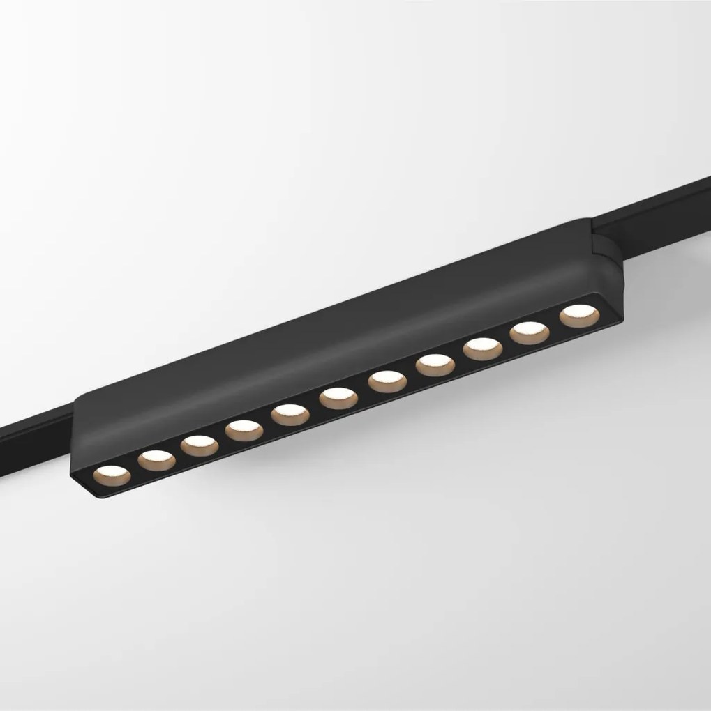 DK/EU-5305-BK Slim magnetic track light AIR GRILL, 12W, 3000K, black color — DK/EU-5305-BK