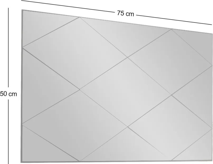Vocal tükör, fehér, 50 cm