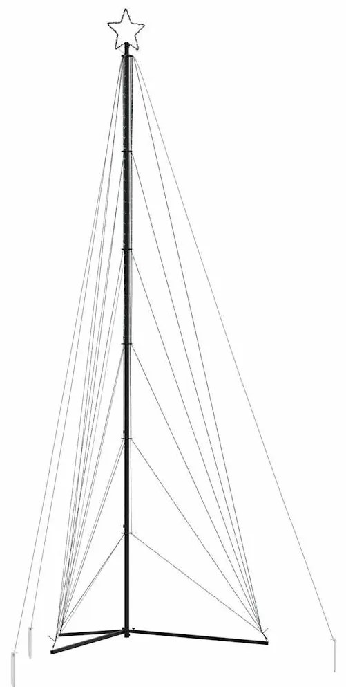 kék LED karácsonyfa 861 LED 478 cm
