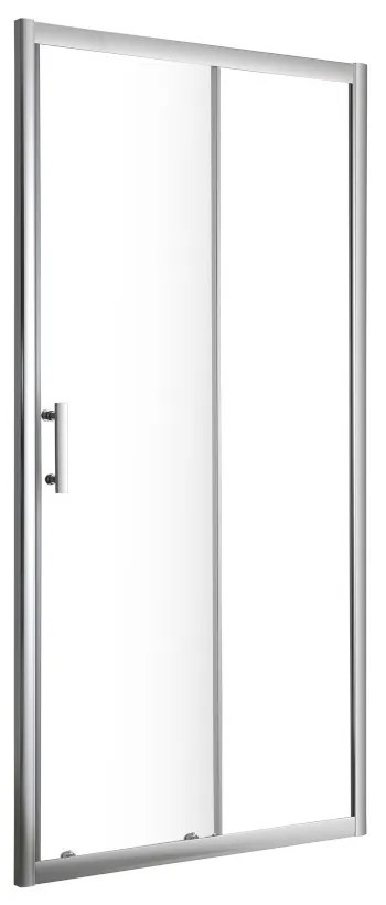 Stuxi Delhi 100/110/120/130/140 cm széles toló zuhanyajtó 6 mm vastag vízlepergető biztonsági üveggel, 200 cm magas