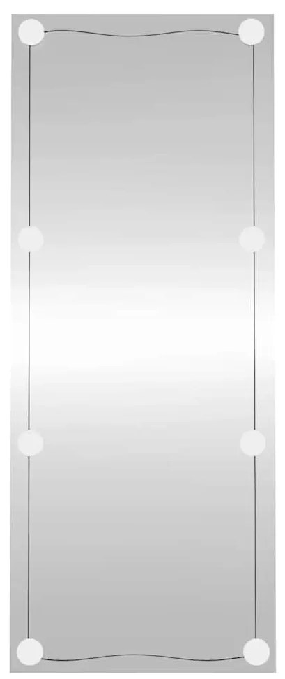 téglalap alakú üveg falitükör LED fényekkel 40 x 100 cm