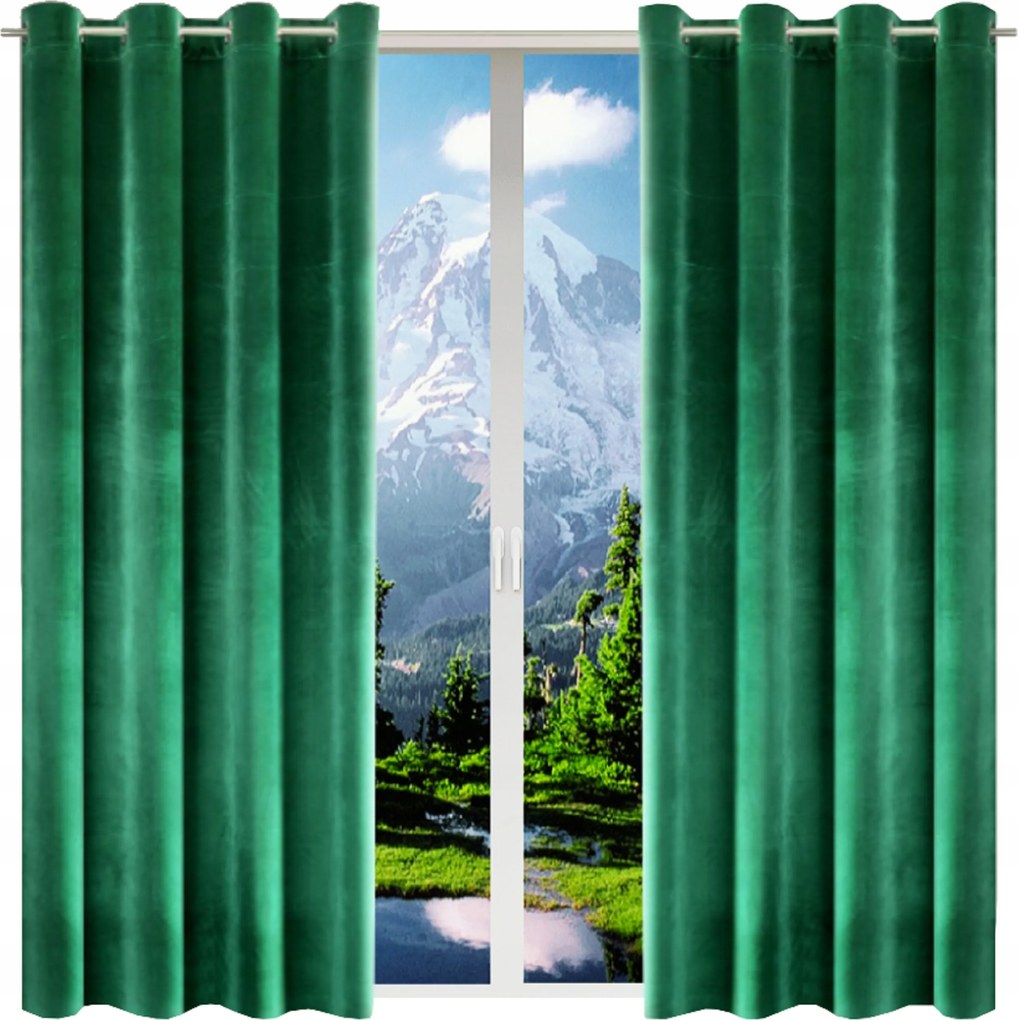 Kész velúr függönyök 140x240 sima függöny szett nappali átvezetők