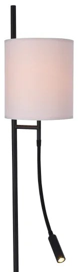 LED Állólámpa TOKYO 1xE27/40W/230V + LED/3W fekete/fehér