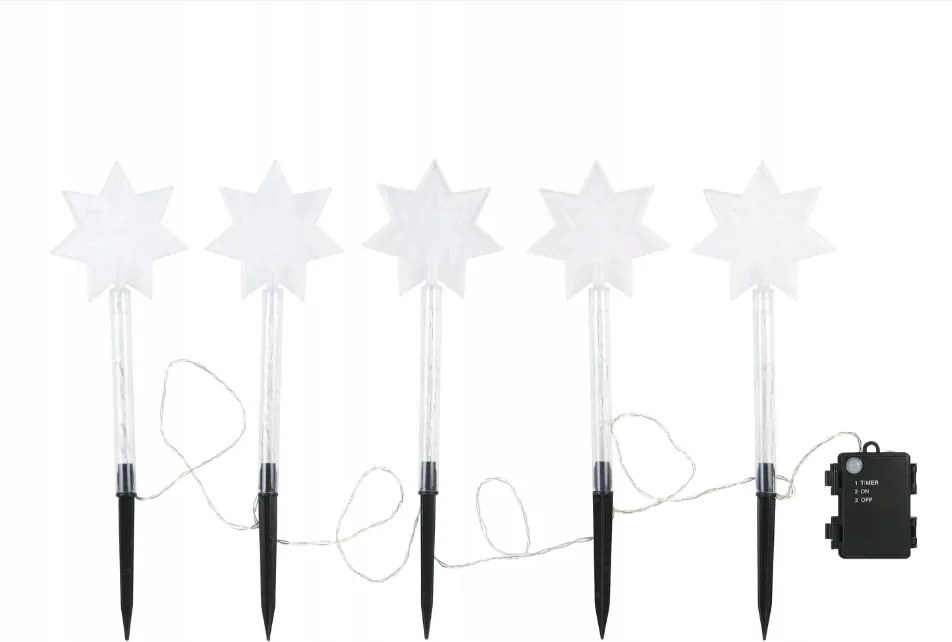 Karácsonyi lámpa Livarno Home Csillag 10 lámpához