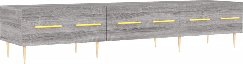 vidaXL szürke sonoma színű szerelt fa TV-szekrény 150x36x50 cm