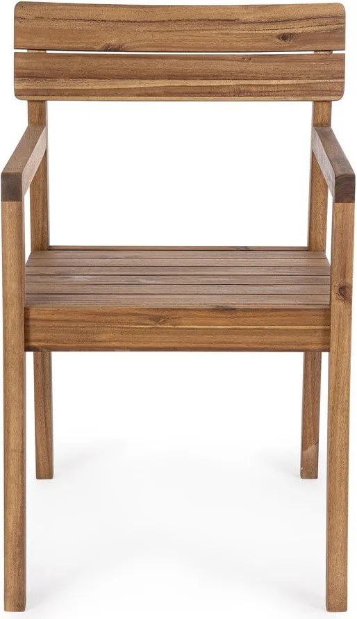 Natúr színű tömörfa kerti szék Rodano – Bizzotto