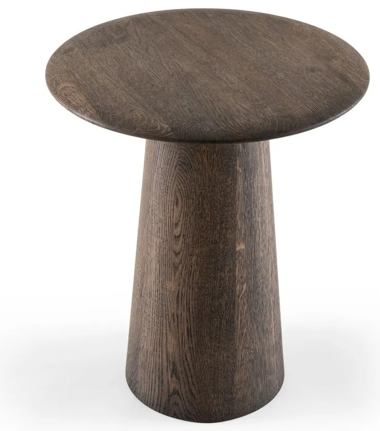 Tölgyfa kerek tárolóasztal ø 40 cm Mushroom – Gazzda