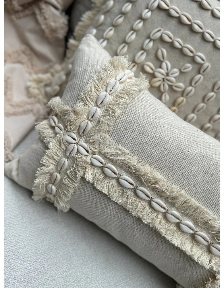 Pamut párnahuzat 30x50 cm Seashells – Mioli Decor