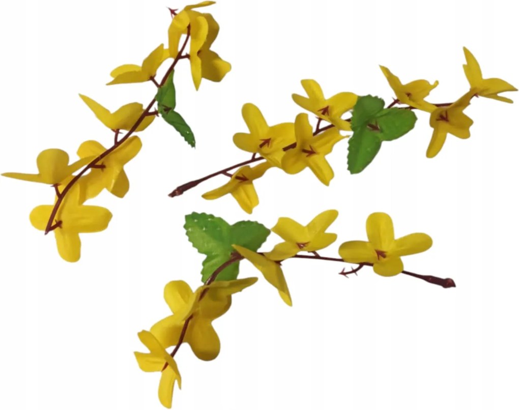 Mesterséges forsycia sárga 3db