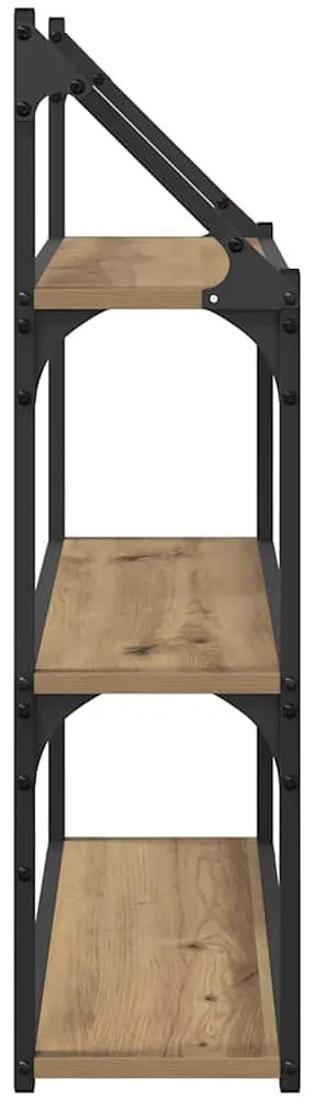 Falpolc polcokkal Artisan tölgy 60 x 21 x 78,5 cm Faanyag