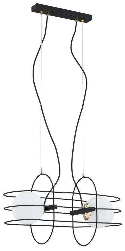 Argon 851 - Csillár zsinóron ROSSANO 2xE14/40W/230V