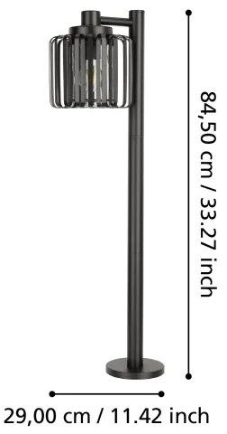 Eglo 900684 - Kültéri lámpa SELINUS 1xE27/40W/230V IP65