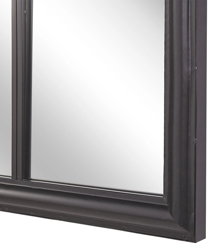 Fekete falitükör 62 x 113 cm TRELLY Beliani