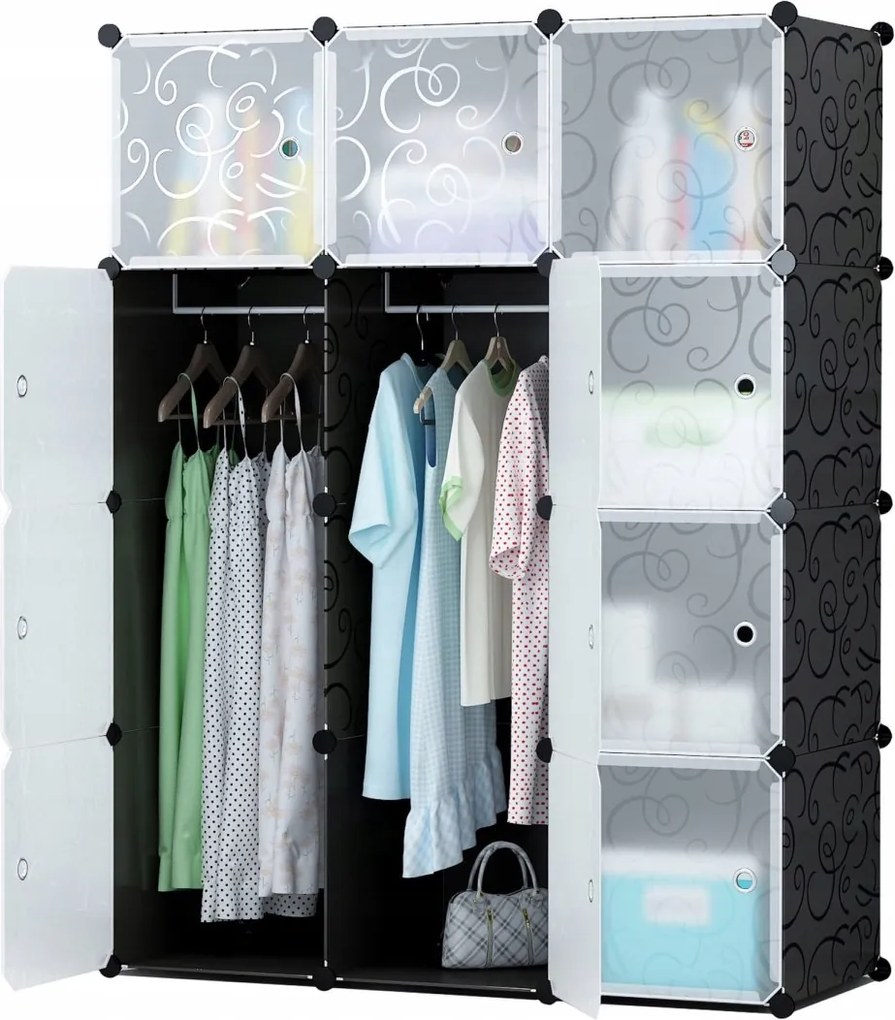 Moduláris gardróbszekrény , gardróbszekrény 110 cm