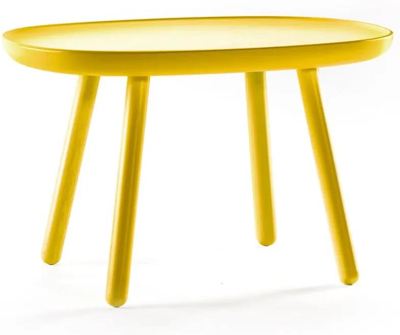Naïve citromsárga tárolóasztal, 61 x 41 cm - EMKO