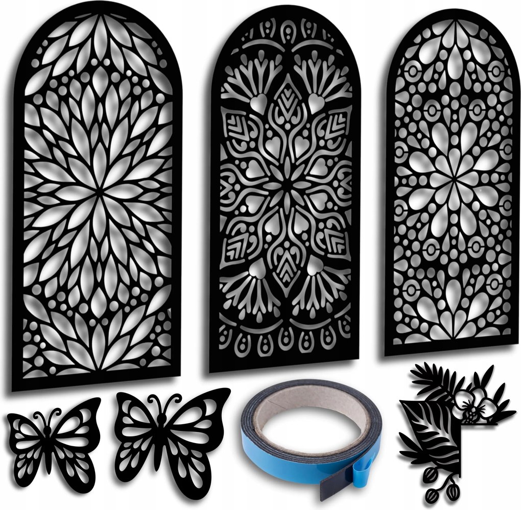 Mandala Képek a nappaliba Áttört Kép Faliképek Fali dekoráció