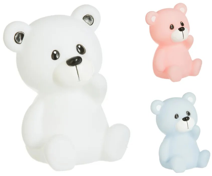 LED gyermek éjjeli fény TEDDY 10x13,5 cm - több színben Szín: Rózsaszín
