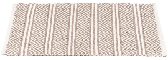 WENKO 24868100-SHAKI fürdőszobai szőnyeg 50x80 cm bézs/fehér