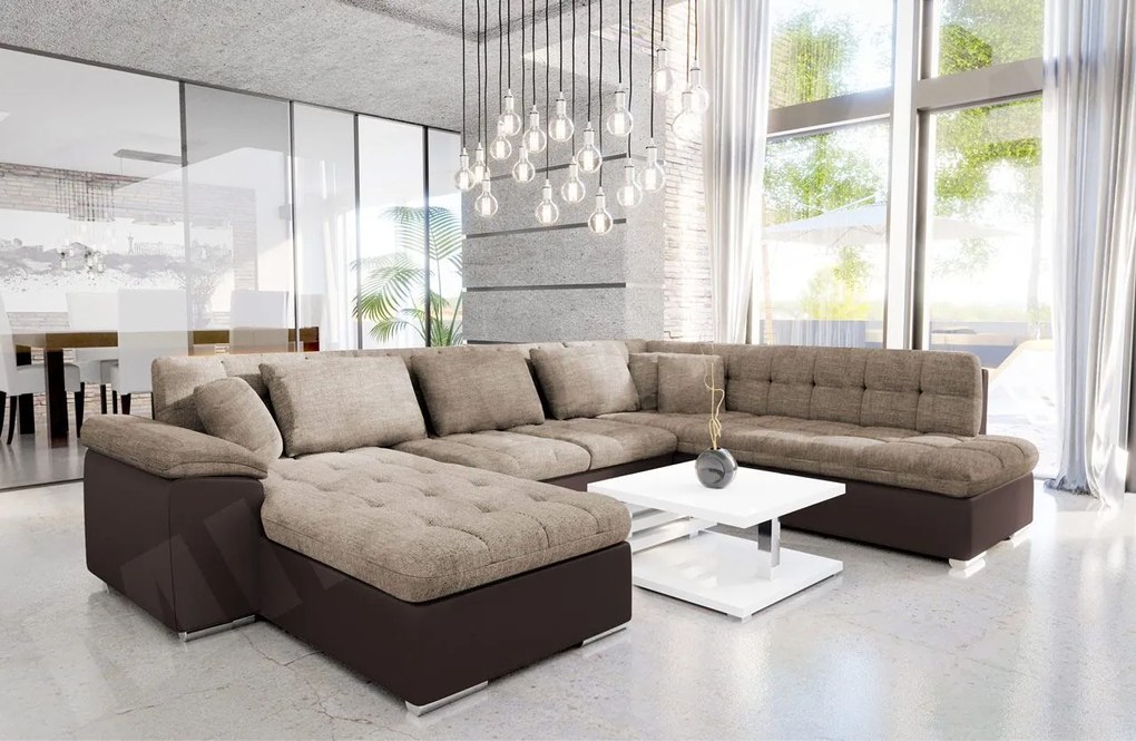 Sarok ülőgarnitúra Talia (B) (öko-bőr Soft 066 + Lawa 02). 1058150