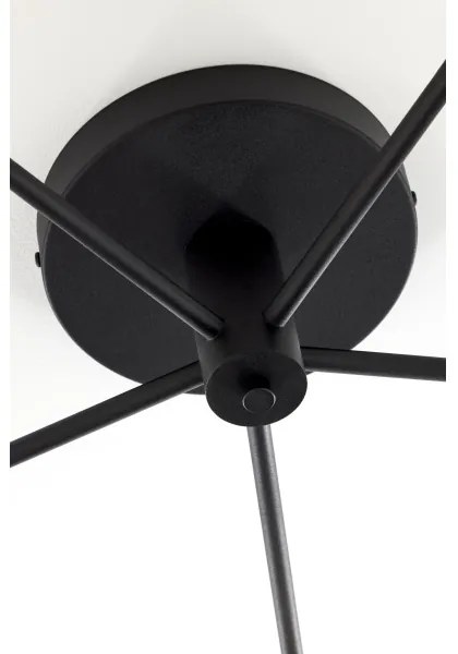 Jupiter 2048 - Felületre szerelhető csillár PRATO 5xG9/14W/230V fekete/füstszürke