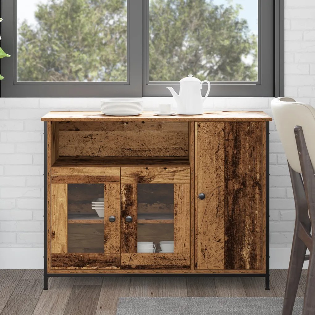 Old Wood Fotel 100x35x75 cm Műszaki Fa