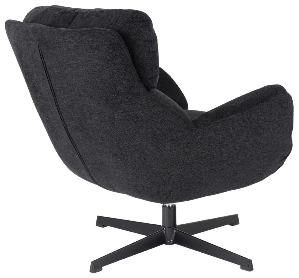 Forgó Relaxfotel Fekete Színben. REAL