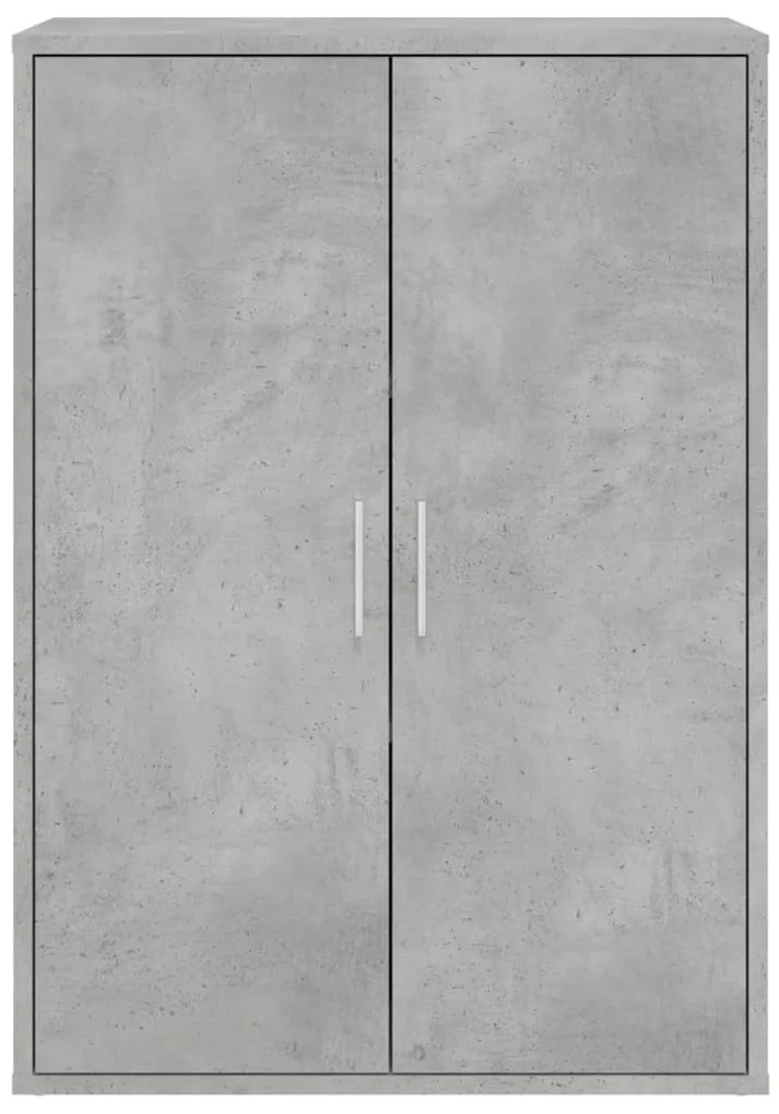 betonszürke szerelt fa tálalószekrény 60 x 31 x 84 cm