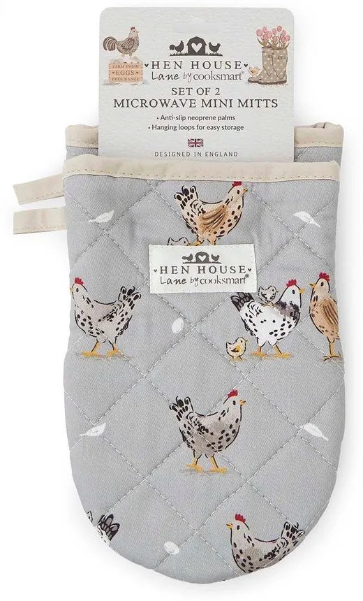 Pamut edényfogó kesztyű szett 2 db-os Hen House – Cooksmart ®