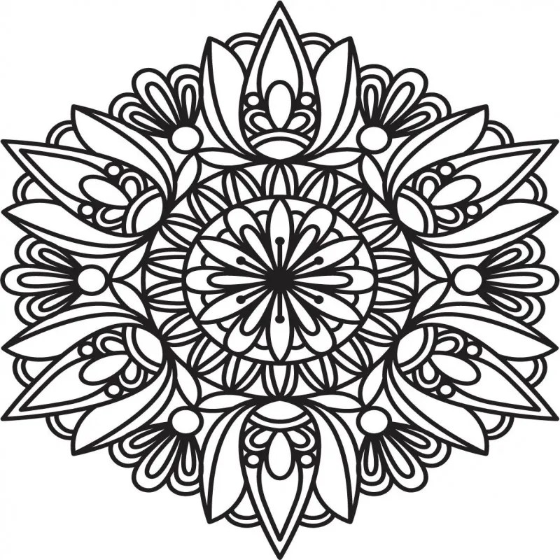 Modern mandala a falon | MONKA