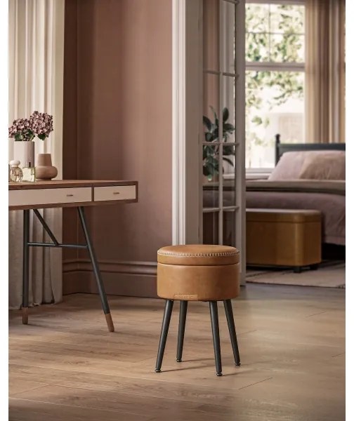 CORE bőr ülőke konyakszínű