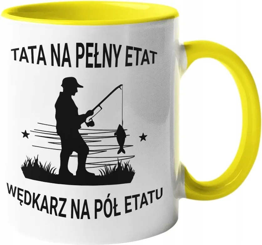 Gyönyörű Bögre Apa Horgásznak Születésnapi Ajándék Halak 330 ml Csomagolás