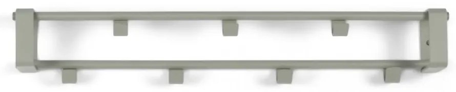 Szürkészöld fém fali fogas 60 cm Rex – Spinder Design