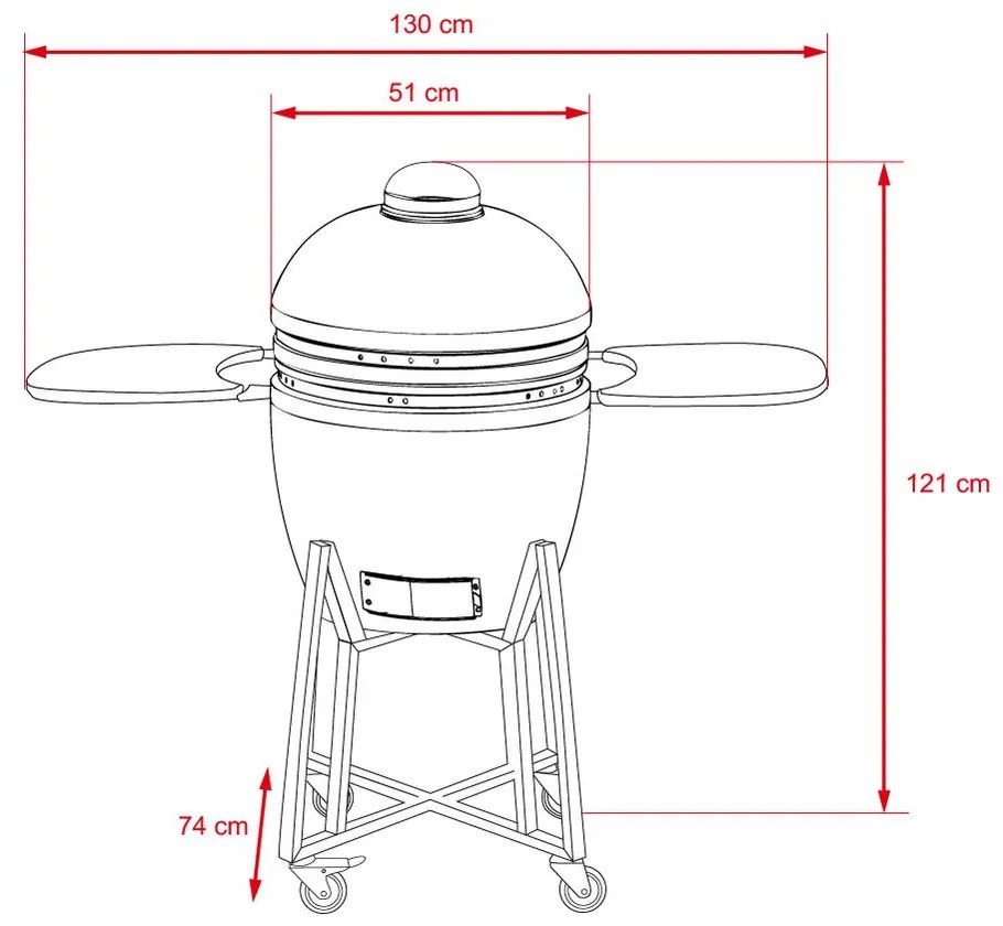 Buschbeck Kamado XL Kerámia grill