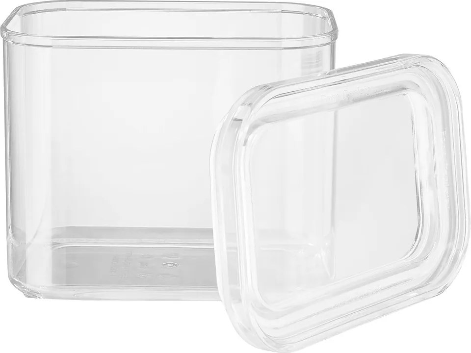 CLEARANCE átlátszó tárolóedény, téglalap alapú 1700 ml