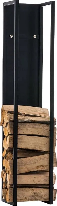 Spark tűzifa tartó állvány 160 cm Fekete