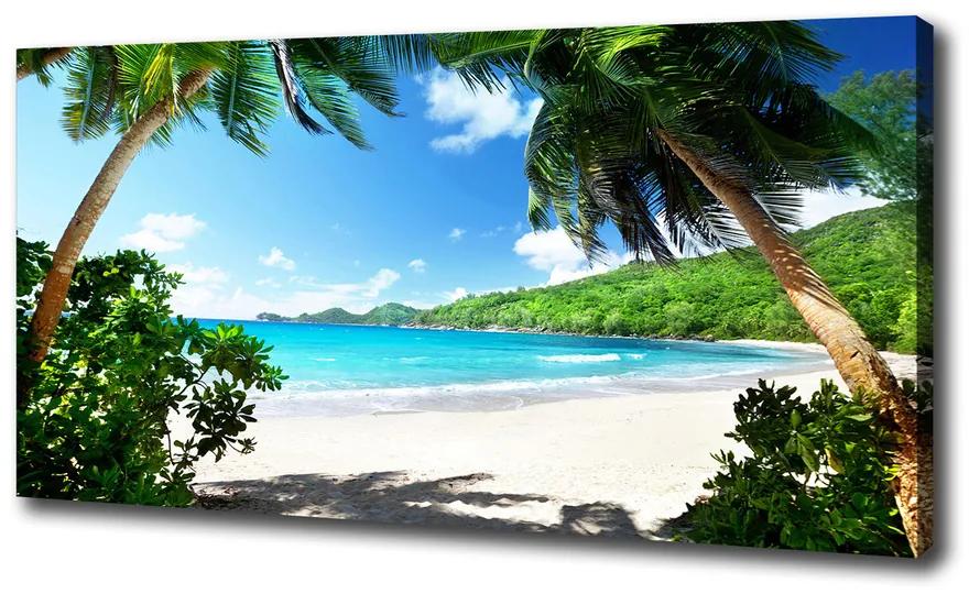 Vászon nyomtatás Seychelles strand pl-oc-100x50-f-61515092