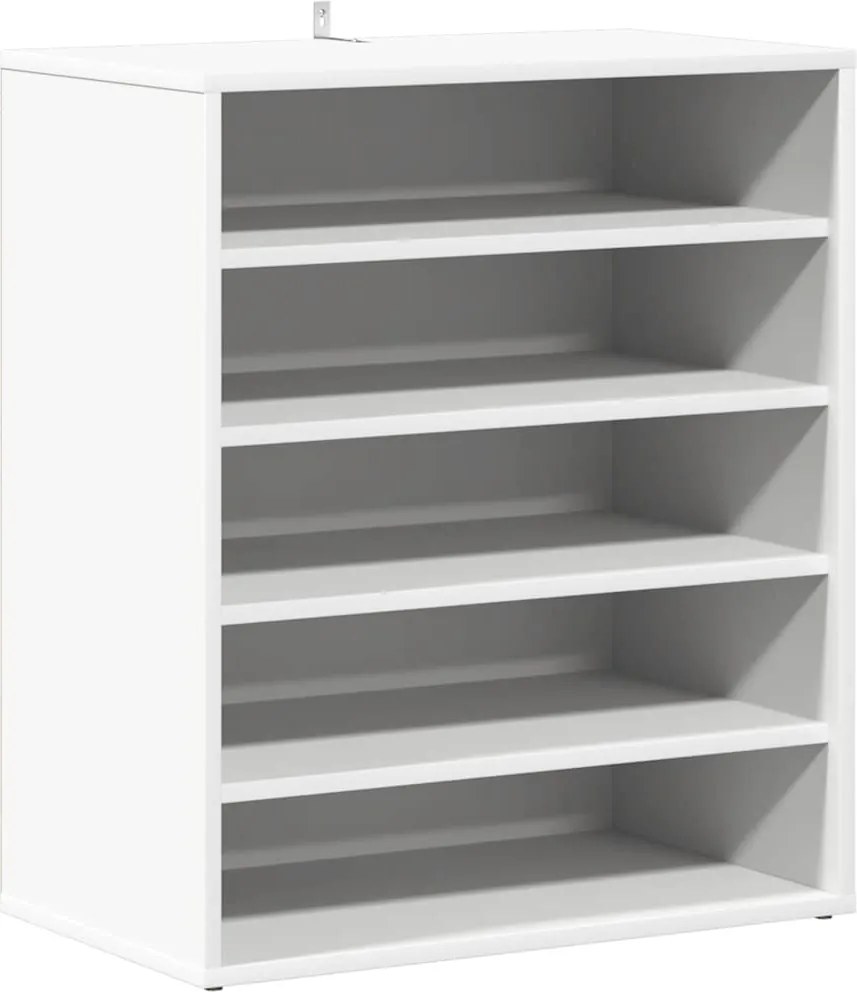 vidaXL vidaX fehér szerelt fa cipősszekrény 60 x 35 x 70 cm