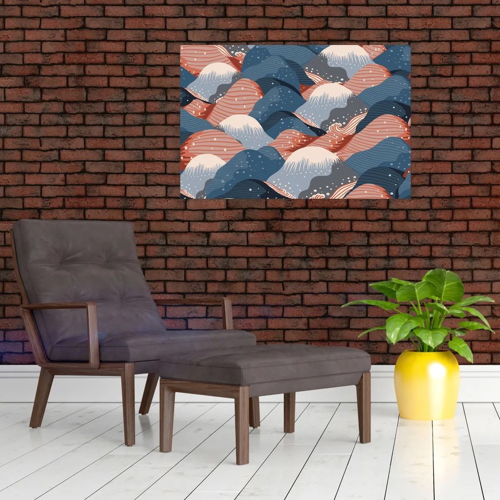 Kép - Japán hullámok (90x60 cm)