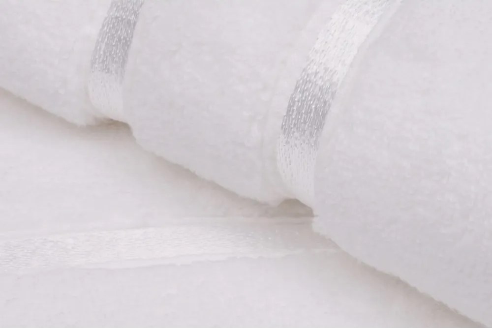 Dolce 2 db-os fehér pamut törölköző szett, 50 x 90 cm - Foutastic