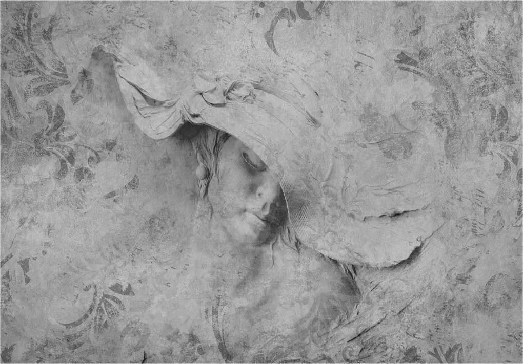 Flizelin fotótapéta Nő kalapban retro elegancia 416x290 +ragasztó