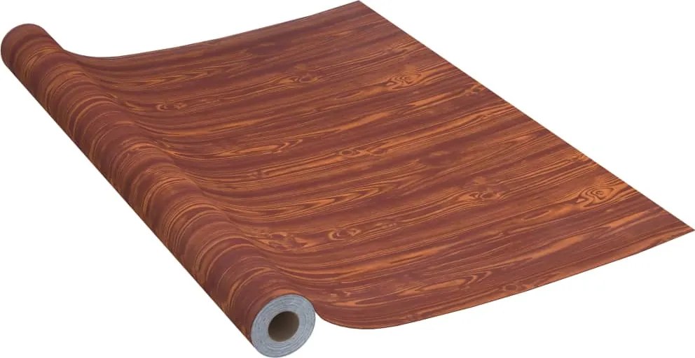 vidaXL akácszínű öntapadó PVC bútorfólia 500 x 90 cm
