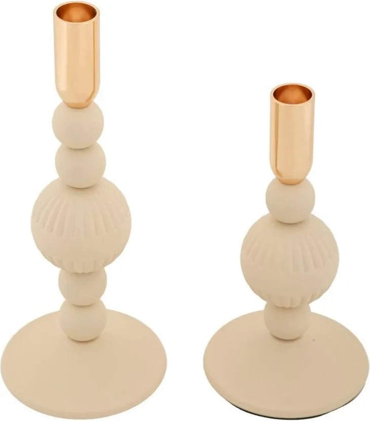 Fém gyertyatartó készlet 2 db-os Aster – Mauro Ferretti