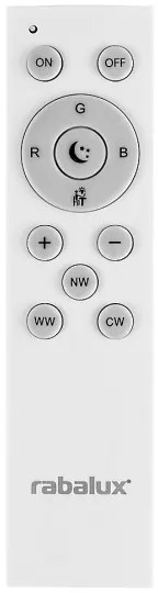 Rabalux 5364-LED OPHELIA RGB dimmelhető mennyezeti lámpa LED/24W/230V Wi-Fi + tá